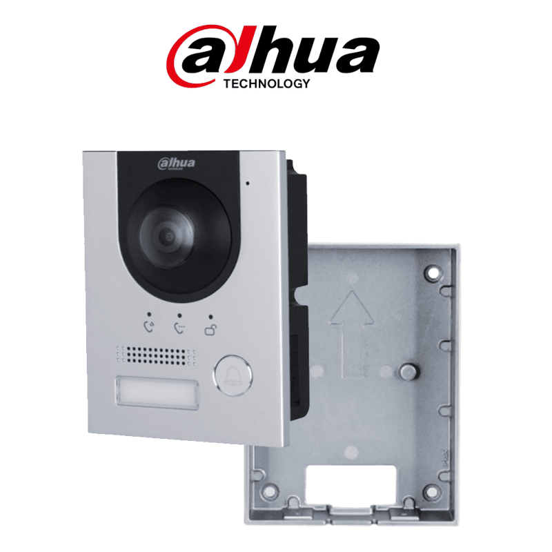 DAHUA Paquete de Frente de calle DHI-VTO2201F-P-S2 IP 2MP /  IK 07 /  IP 65 /  Control de Cerradura /  Aluminio