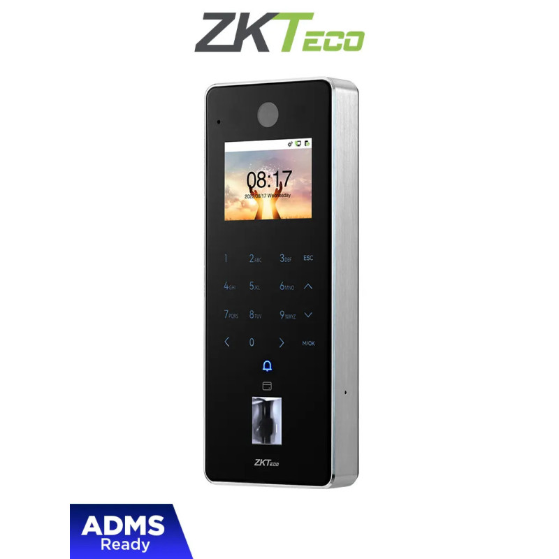 ZKTECO F35 - Control de Acceso o Asistencia con Huella Digital BioID+ (10,000), Tarjeta ID 125 kHz (10,000), Registro de 500,000