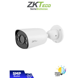 ZKTECO BS-855P32C-S8-MI-S-HL – Cámara IP Bullet Híbrida Inteligente de 5 MP, Serie BioSense, Lente 3.6 mm, Micrófono Integrado,