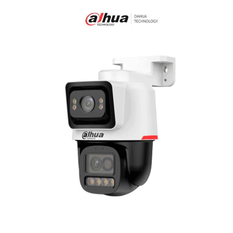 DAHUA DH-IPC-PTS2449C-4E3Z-S-PV-PRO Cámara PT varifocal WizColor de 4 MP + 2 MP / 6x de Zoom Hibrido / Protección perimetral