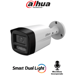 DAHUA DH-HAC-HFW1801TLMN-IL-A-S3- Cámara Bullet 4k /  Iluminador Dual Inteligente  /  Lente de 2.8 mm /  106 Grados de Apertura
