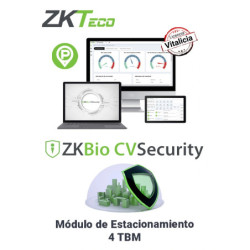 ZKTECO ZKBioCVTBMP4 - Modulo Vitalicio para Gestión de Estacionamiento del BioCVSecurity  /  Soporta 4 TBM  /  30 000 Usuarios