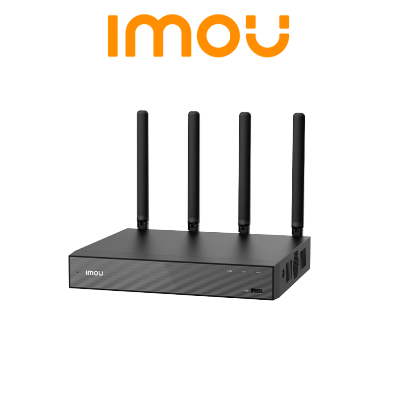 NVR-N110W-8A0E 10 Channels Access | Built-in Mic & Speaker | Imou Cameras Auto-Pair | APP Control | Supports Dual-Band Wi-Fi 6 |