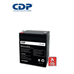 CDP SLB 12-5 - Batería de respaldo de 12V a 5AH  /  Batería libre de mantenimiento y fácil instalación