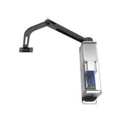 ZKTECO ZK-SHD-190L – Automatizador de Puerta Abatible de Montaje Lateral hasta 260 kg, IPX4, Velocidad Ajustable y 1 Millón de C