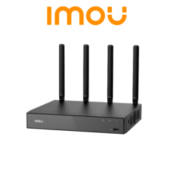 IMOU NVR-N118W-8A0E NVR WIFI 18 Canales, Disco duro de 3.5 pulgadas hasta 16T, micrófono y altavoz integrados, cuatro antenas 2,