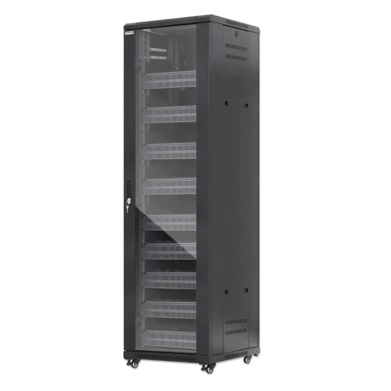INTELLINET - 716253 - Gabinete 19" Pro Line con extractores de aire, 42U