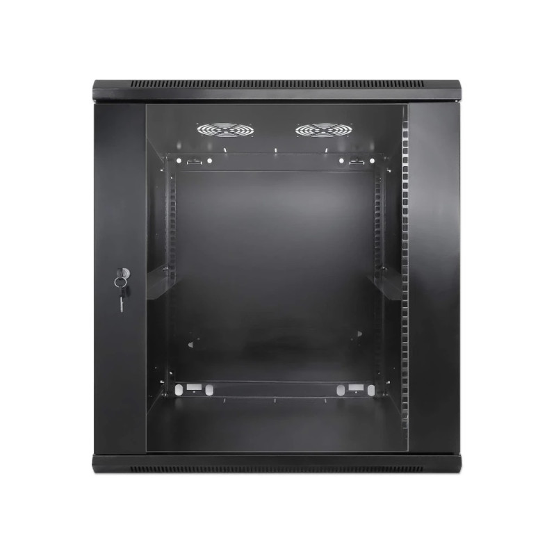 INTELLINET - 712088 - Gabinete mural de 19", 12U, Ensamblado  /  12U, 600 mm de profundidad, Ensamblado, negro