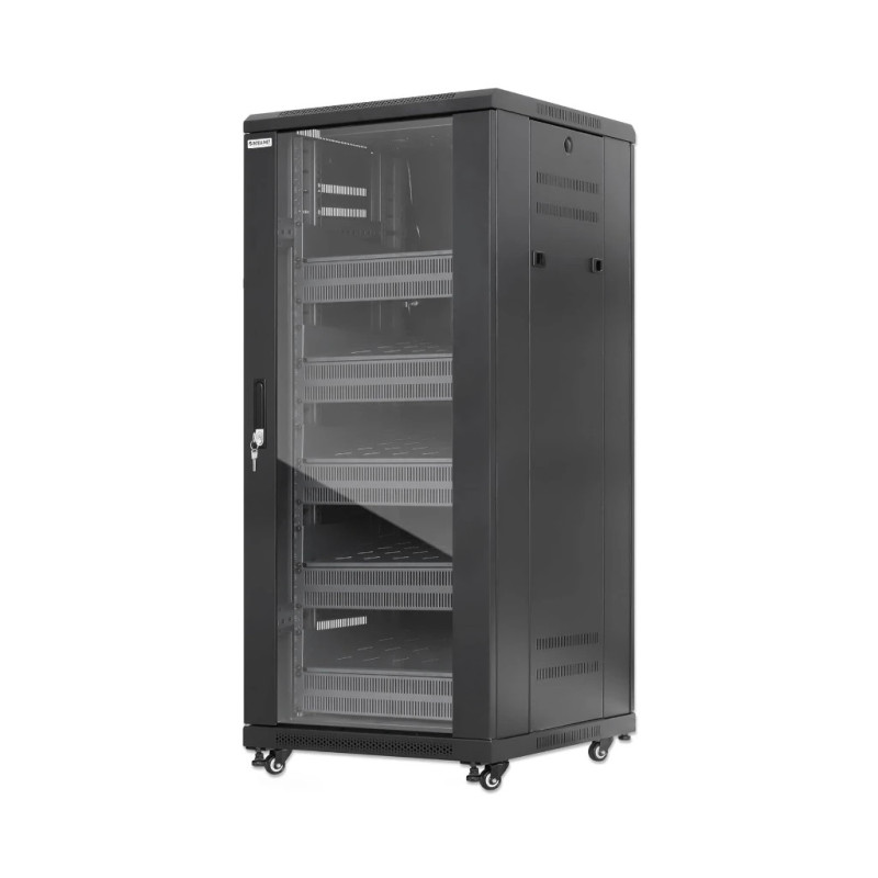 INTELLINET - 716239 - Gabinete 19" Pro Line con extractores de aire, 27U