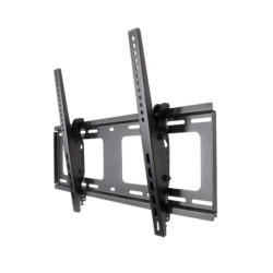 MANHATTAN - 461481 - Soporte de pared inclinable universal para TV de pantalla plana con ajuste de nivelación de poste