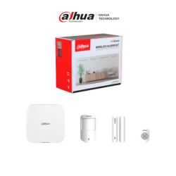 DAHUA DHI-ART-ARC3800H-03-FW2(915) -Kit de Alarma Inalámbrico Hub2, WiFi, Ethernet y 4G, Incluye panel de alarma Hub2, sensor de