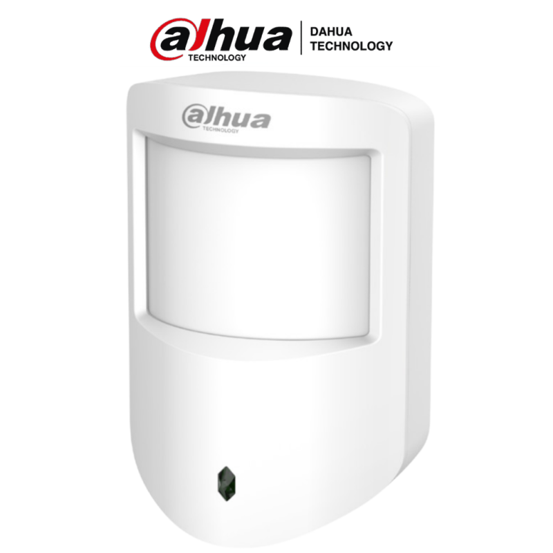 DAHUA DHI-ARD1233-W2(915) - Detector PIR Inalámbrico Interior, Compatible con el HUB 2.0 de 915 MHz, Inmunidad de Mascotas, Led