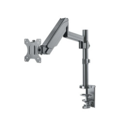 MANHATTAN - 461580 - Soporte para monitor con resorte a gas universal y brazo ajustable en altura