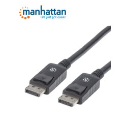 MANHATTAN 307116 - Cable DisplayPort v1.2 M-M 2.0m Negro 4K60Hz