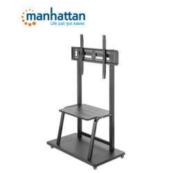 Manhattan - 462334 Soporte para TV de ultra alta resistencia con ruedas