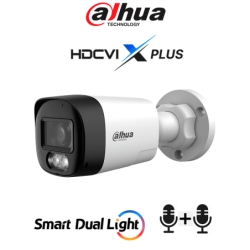 DAHUA DH-HAC-HFW1801RLN-IL-T - Cámara Bullet 4K /  HDCVI X PLUS /  Audio Bidireccional /  106 Grados de Apertura