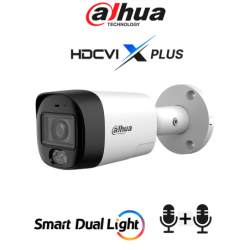 DAHUA DH-HAC-HFW1801RMN-IL-T -Cámara Bullet 4K /  HDCVI X PLUS /  Audio Bidireccional /  106 Grados de Apertura