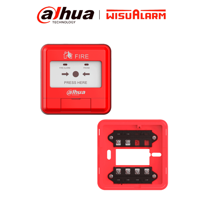 DAHUA WISUALARM PAQUETE DHI-HY-1200 - El paquete incluye: estación manual direccionable y la base de instalación