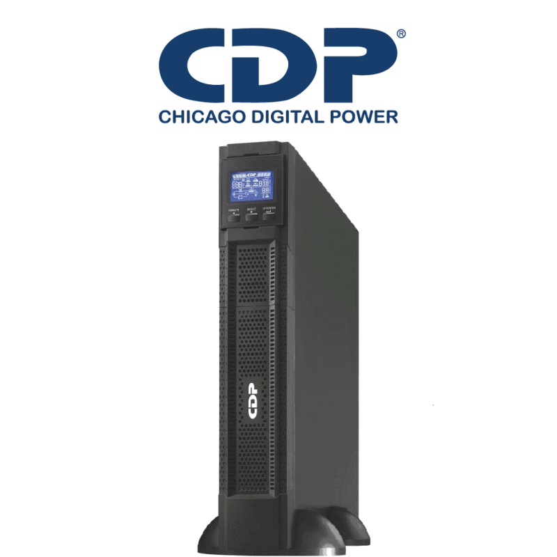 CDP UPO113RTAXI- UPS ONLINE  /  3000 VA / 2700W /  ONDA SENOIDAL PURA /  220 VCA /  PANTALLA LCD ROTATIVA /  6 CONTACTOS /