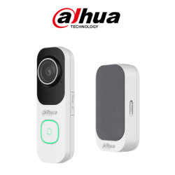 DAHUA DH-VDKP01-WG - Kit de Videoportero Inalámbrico, Wifi 2.4 Ghz, Cámara de 4MP, Compatible con DMSS, Ranura Micro SD