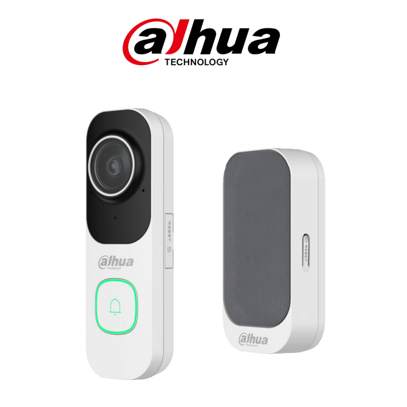 DAHUA DH-VDKP01-WG - Kit de Videoportero Inalámbrico, Wifi 2.4 Ghz, Cámara de 4MP, Compatible con DMSS, Ranura Micro SD