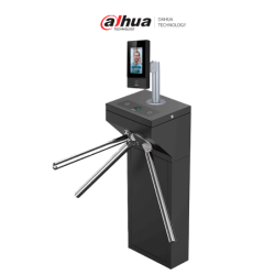 DAHUA ASI6213SGG100 Kit Control de Acceso Facial con Torniquete Inteligente Bidireccional. Capacidad para 6,000 Rostros y 10,000
