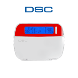DSC HS2LCD RED - Teclado Cableado LCD Alfanumérico ROJO admite 128 zonas compatible con NEO