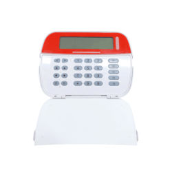 DSC HS2LCD RED - Teclado Cableado LCD Alfanumérico ROJO admite 128 zonas compatible con NEO