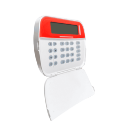 DSC HS2LCD RED - Teclado Cableado LCD Alfanumérico ROJO admite 128 zonas compatible con NEO