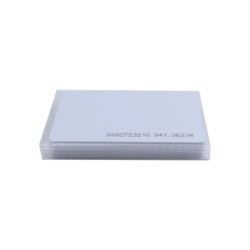 ZKTECO IDCARDN - Paquete con 10 Tarjetas ID con Frecuencia de 125 kHz, 1 mm de Grosor con Folio Impreso