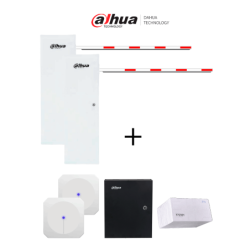 DHI-IPMECD1062UHF - Dahua Paquete de Control de Acceso Vehicular con Lectoras de Largo Alcance UHF y Barreras de 4 Metros