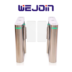 WJTBH02S - Barrera Peatonal Tipo Swing Barrier Velocidad de apertura 0.3 Segundos Bidireccional 5 Millones de Ciclos Compatible