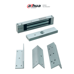 DAHUA PAQASF280Z- Kit Chapa Magnética Dahua ASF280A-V1 con Soporte ZL ASF280ZL-V1 | 280 Kg (600 Lb) para Control de Acceso