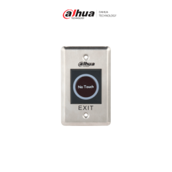 DAHUA DHI-ASF909-V1 - Botón de Salida sin Contacto, con Indicador LED, Acero Inoxidable, 12VCC, Función NC
