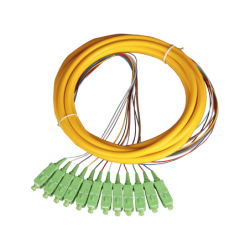 SBE TECH SBE-PIGSCAPC2MSM6P - Pigtail SC / APC monomodo 9 / 125 simplex 2mts APC Paq 6