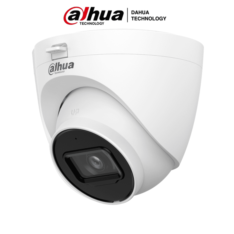 DAHUA DH-HAC-HDW1801TQN-A-0280B-S3-DIP - Cámara Domo 4k /  8 Megapíxeles con Micrófono Integrado /  Lente de 2.8mm