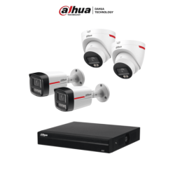 Dahua NVR DHI-NVR4108HS-8P-4KS3 de 8 MP  /  4k  /  8 canales IP /  8 puertos PoE /  Rendimiento de 160 mbps /  H.265+