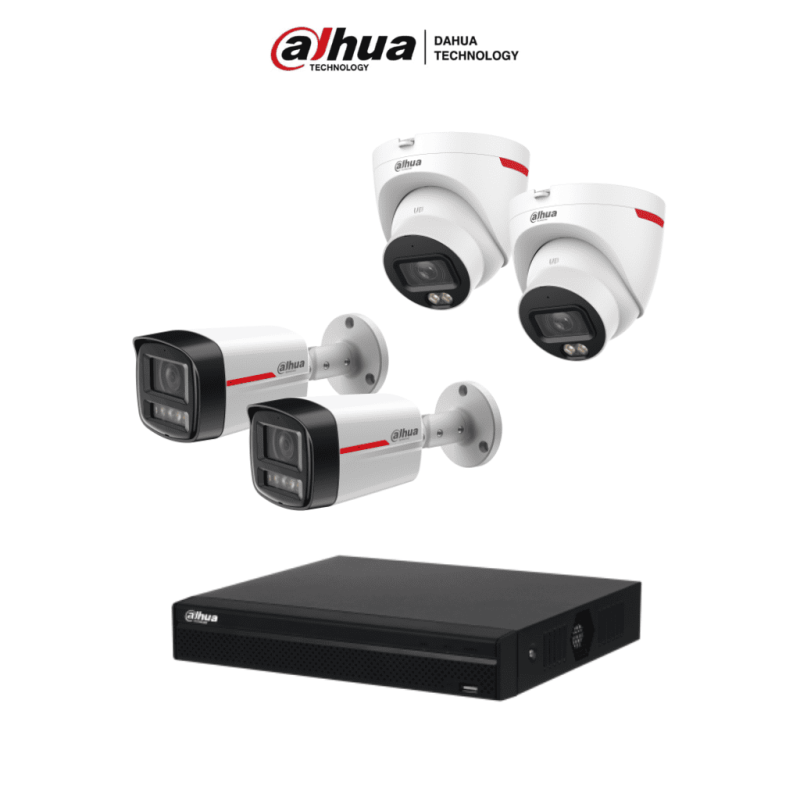 Dahua NVR DHI-NVR4108HS-8P-4KS3 de 8 MP  /  4k  /  8 canales IP /  8 puertos PoE /  Rendimiento de 160 mbps /  H.265+
