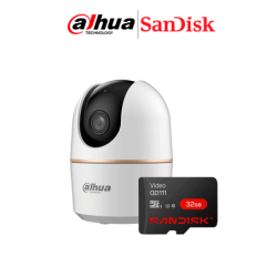 DAHUA DH-H3A - Cámara IP Domo Motorizado Wifi de 3 Megapíxeles con IA, autotracking, audio bidireccional (micrófono y altavoz),