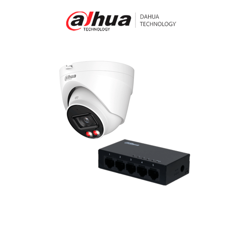DAHUA PFS3005-5GT - Switch Gigabit de 5 Puertos No Administrable /  Capa 2 /  10 / 100 / 1000 Base-T /  Switching 10G