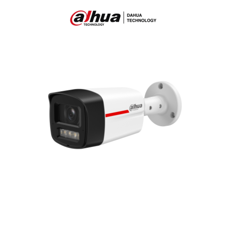 DAHUA DH-IPC-HFW2449TL-S-PROX - Cámara IP Bullet de 4 megapíxeles /  Lente 2.8mm /  106° /  WizColor X Audio bidireccional