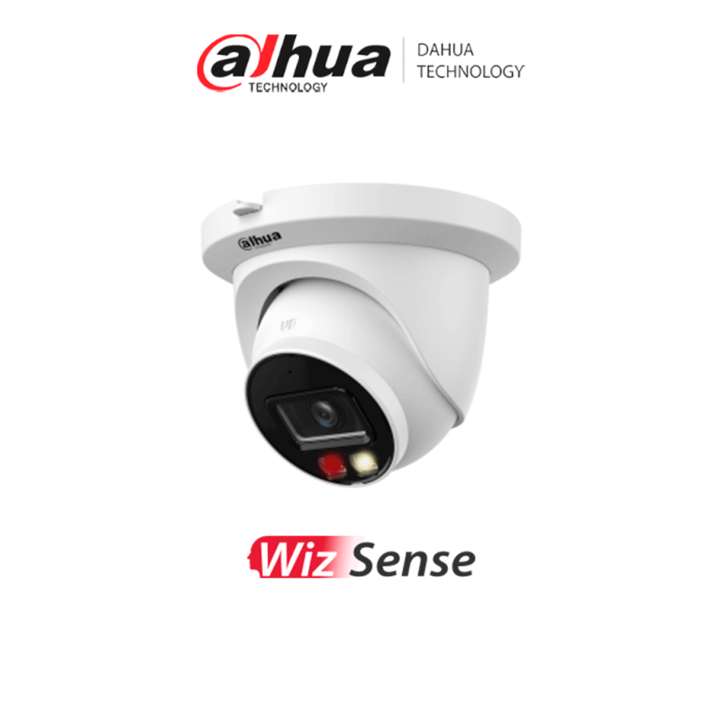 DAHUA DH-IPC-HDW2649TM-S-IL - Cámara IP Domo /  6 Megapixeles /  WizSense /  Metálica /  Lente de 2.8mm /  112°