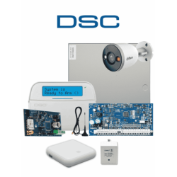 DSC NEO-LCD-LE4050 CON HUB -DAHUA IP - Kit Neo 32 Zonas Panel HS2032  /  Teclado Alfanumérico HS2LCDN