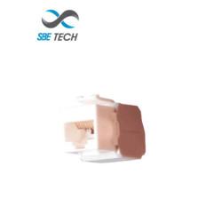 SBE TECH SBE-JACKC6S-WT JACK  /  CAT 6  /  AUTOPONCHABLE  / BLANCO